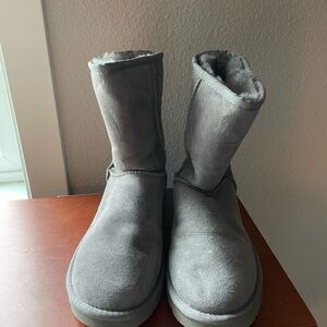 UGG Dark Gray Shearling Boots
